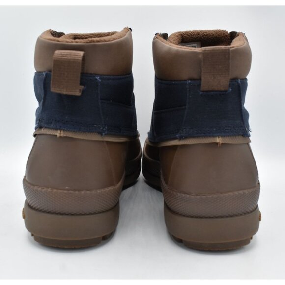 Sperry Mens Size 10 Saltwater Brown Navy Water-Resistant Wax Chukka Duck Boots - Picture 7 of 10